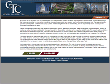 Tablet Screenshot of centretrustee.com
